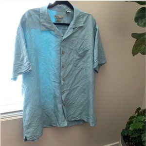 ✨Baby blue print button up Bundle & save